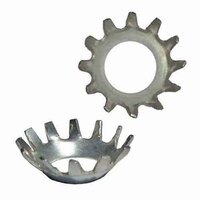 1/2" Countersunk External Tooth Lock Washer, Zinc